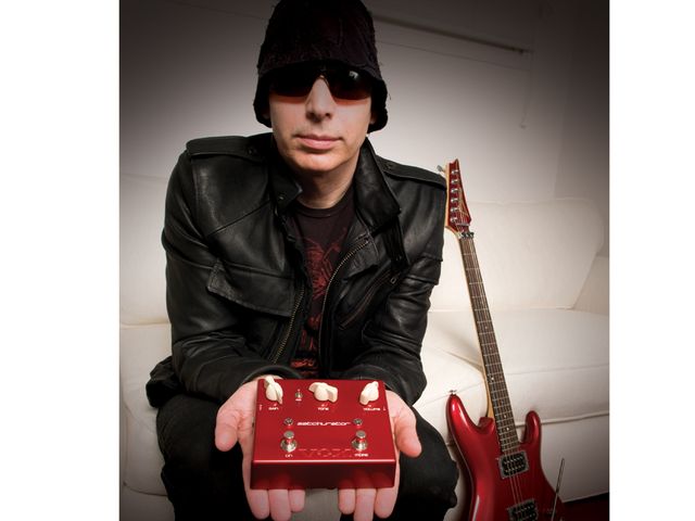 Joe Satriani and Vox Satchurator distortion pedal From Satch to you